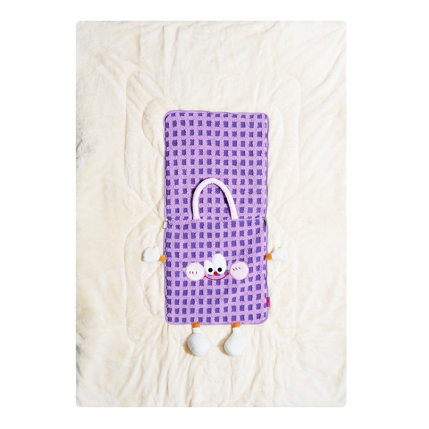 PALSY PILLOW BLANKET - NN2513 PURPLE / PIK / BLUE / YELLOW