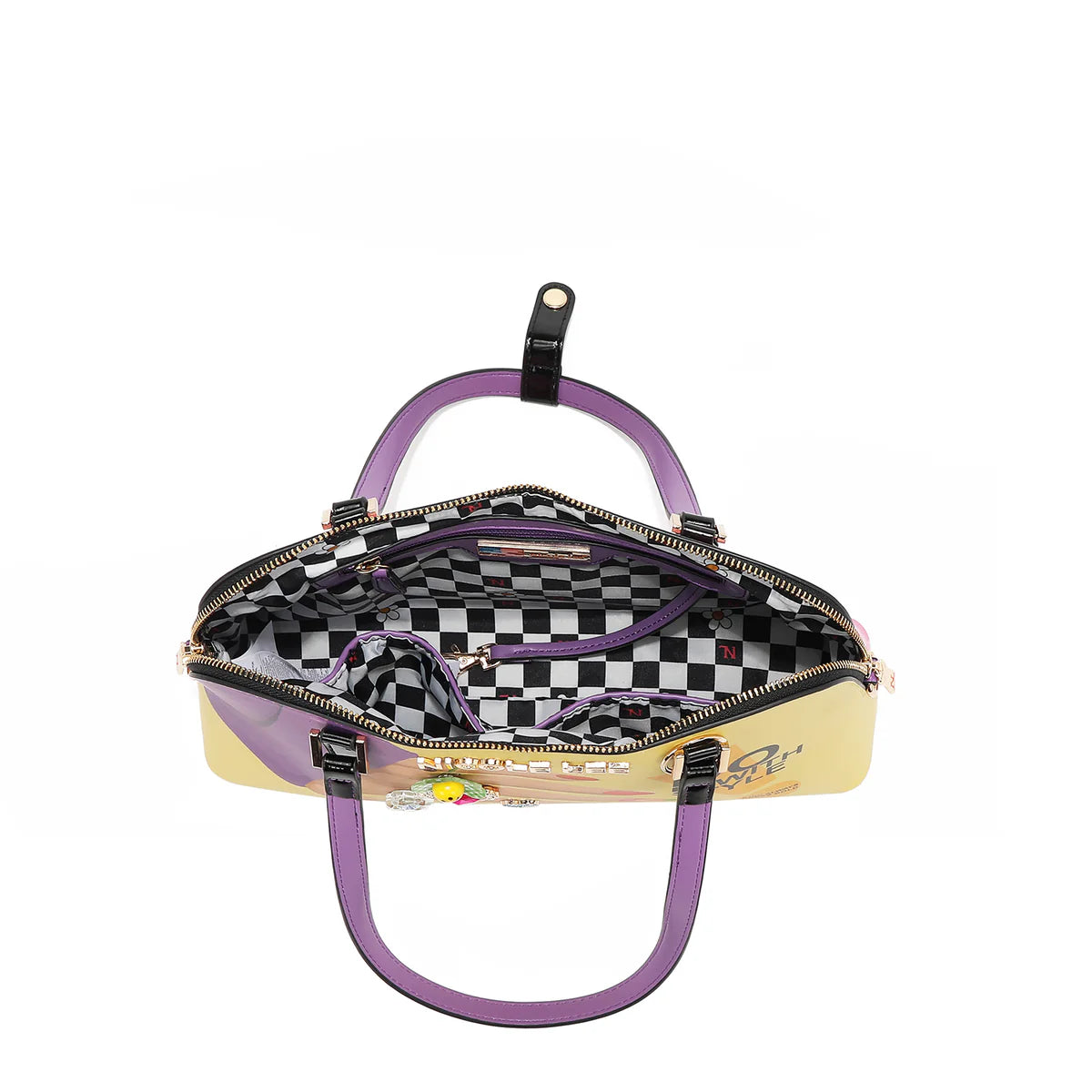 NAIL POLISH DOME SHOULDER BAG - NP17248 NAIL POLISH