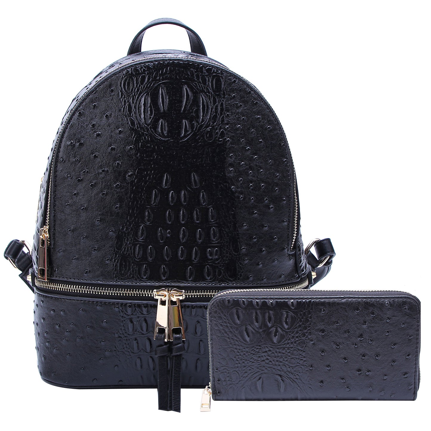 OS1062 Ostrich Croc 2-in-1 Backpack