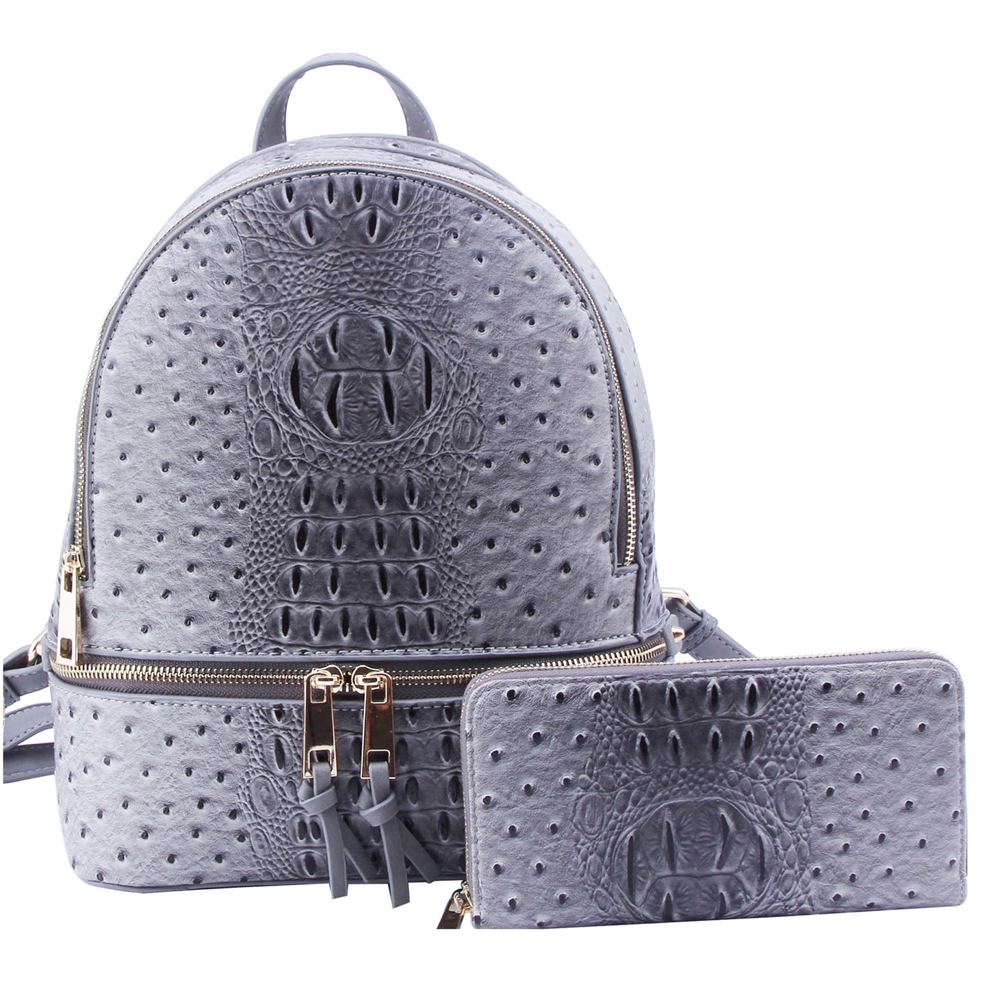 OS1062 Ostrich Croc 2-in-1 Backpack