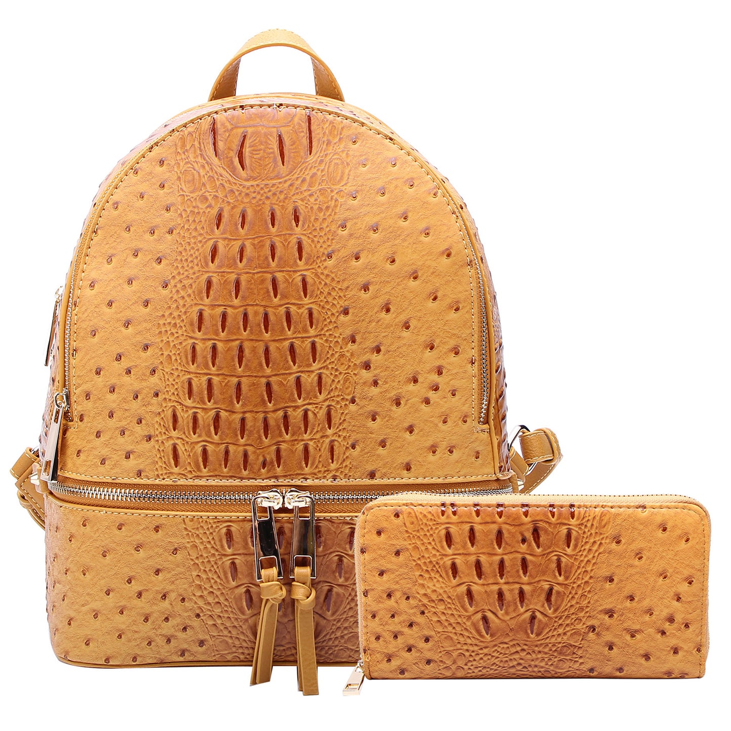 OS1062 Ostrich Croc 2-in-1 Backpack