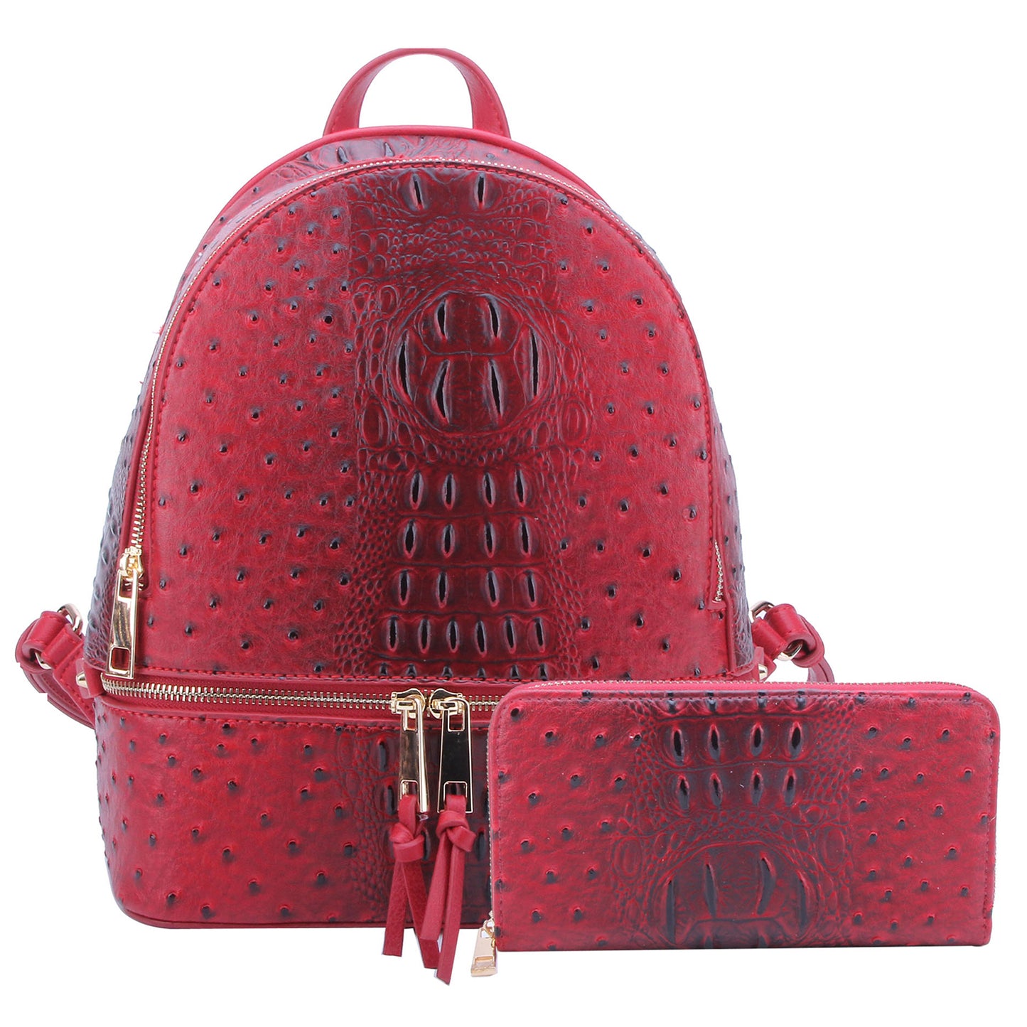 OS1062 Ostrich Croc 2-in-1 Backpack