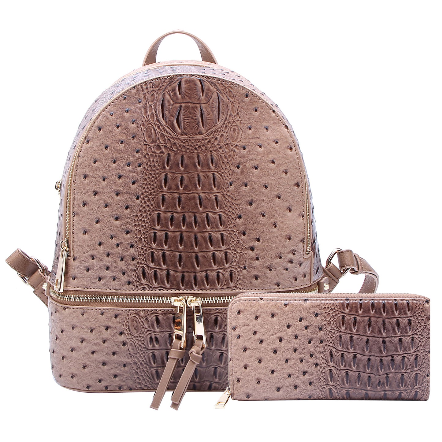 OS1062 Ostrich Croc 2-in-1 Backpack