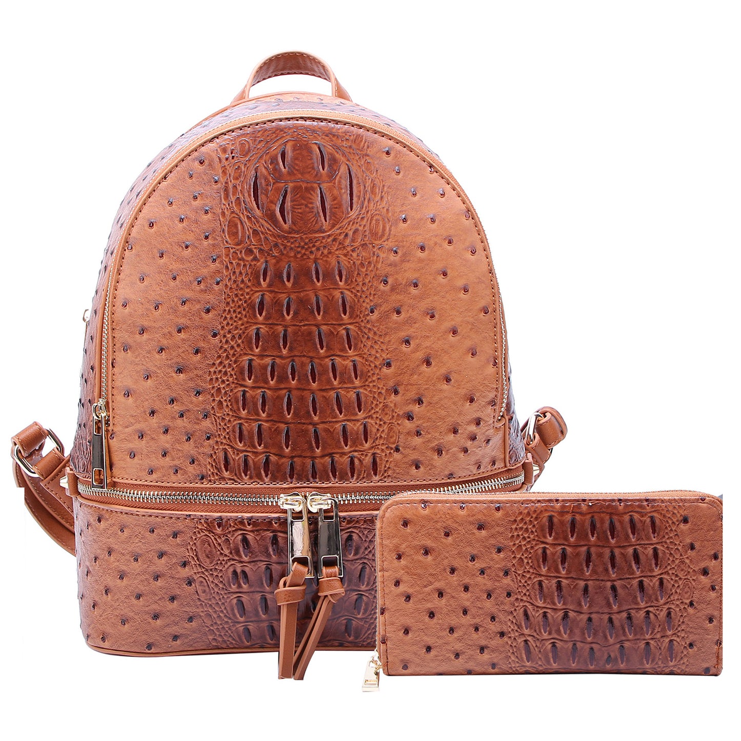 OS1062 Ostrich Croc 2-in-1 Backpack