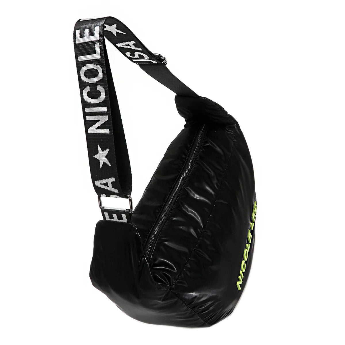 PUFFY LARGE SHOULDER BAG - P17012 BLACK