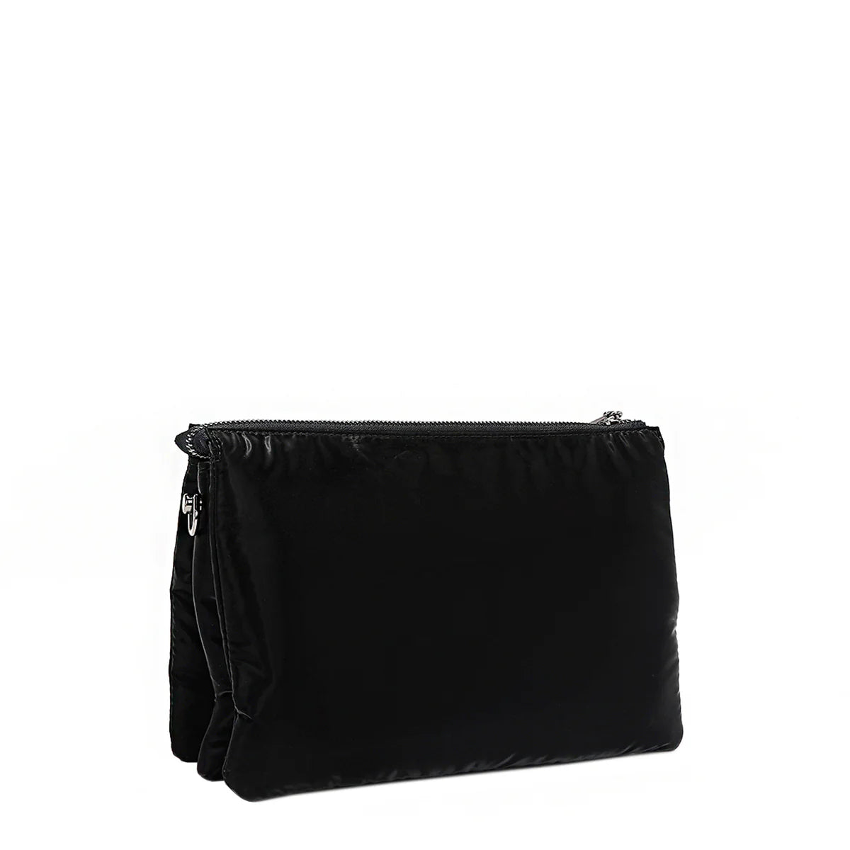 PUFFY ZIP CROSSBODY - P17013 BLACK