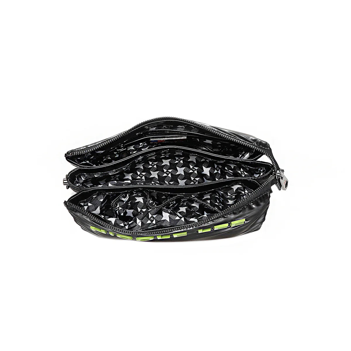 PUFFY ZIP CROSSBODY - P17013 BLACK