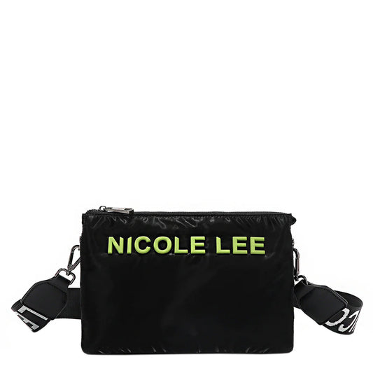 PUFFY ZIP CROSSBODY - P17013 BLACK