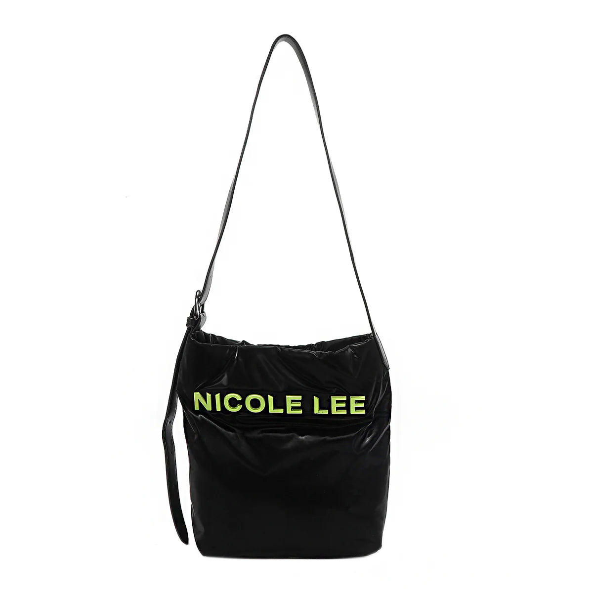 PUFFY BUCKET CROSSBODY - P17014 BLACK