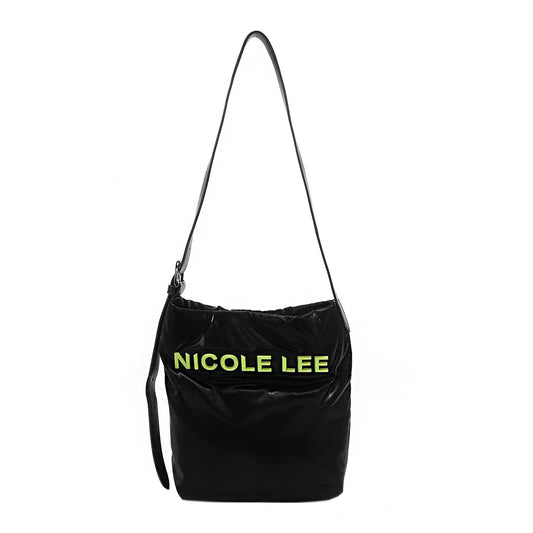 PUFFY BUCKET CROSSBODY - P17014 BLACK