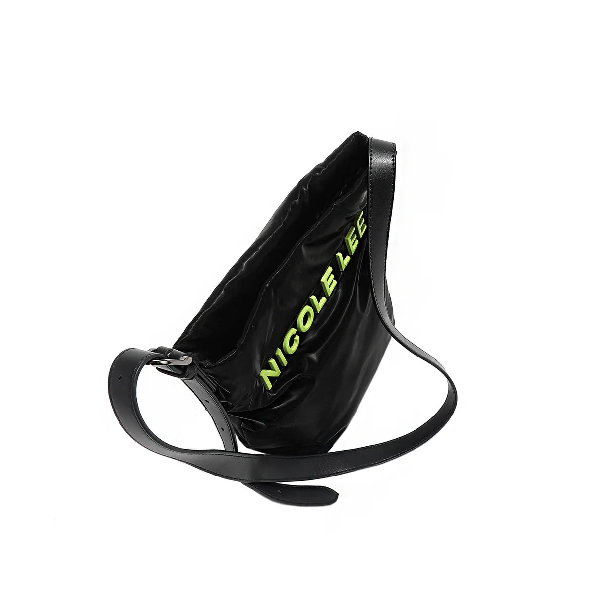 PUFFY BUCKET CROSSBODY - P17014 BLACK