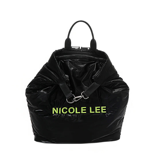 PUFFY LARGE BACKPACK -  P17015 BLACK