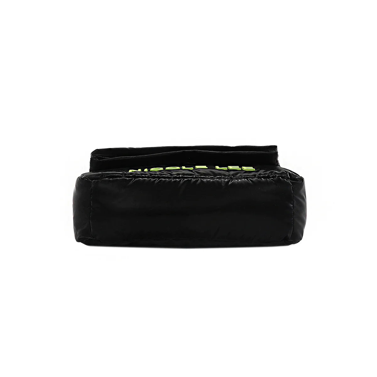 PUFFY LARGE FLAP BAG - P17016 BLACK