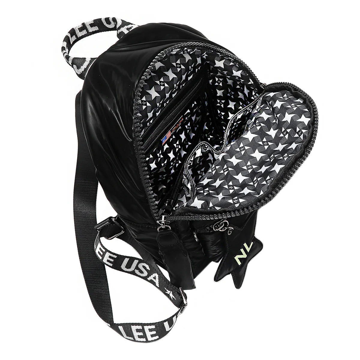 PUFFY FASHION STAR BACKPACK - P17017 BLACK