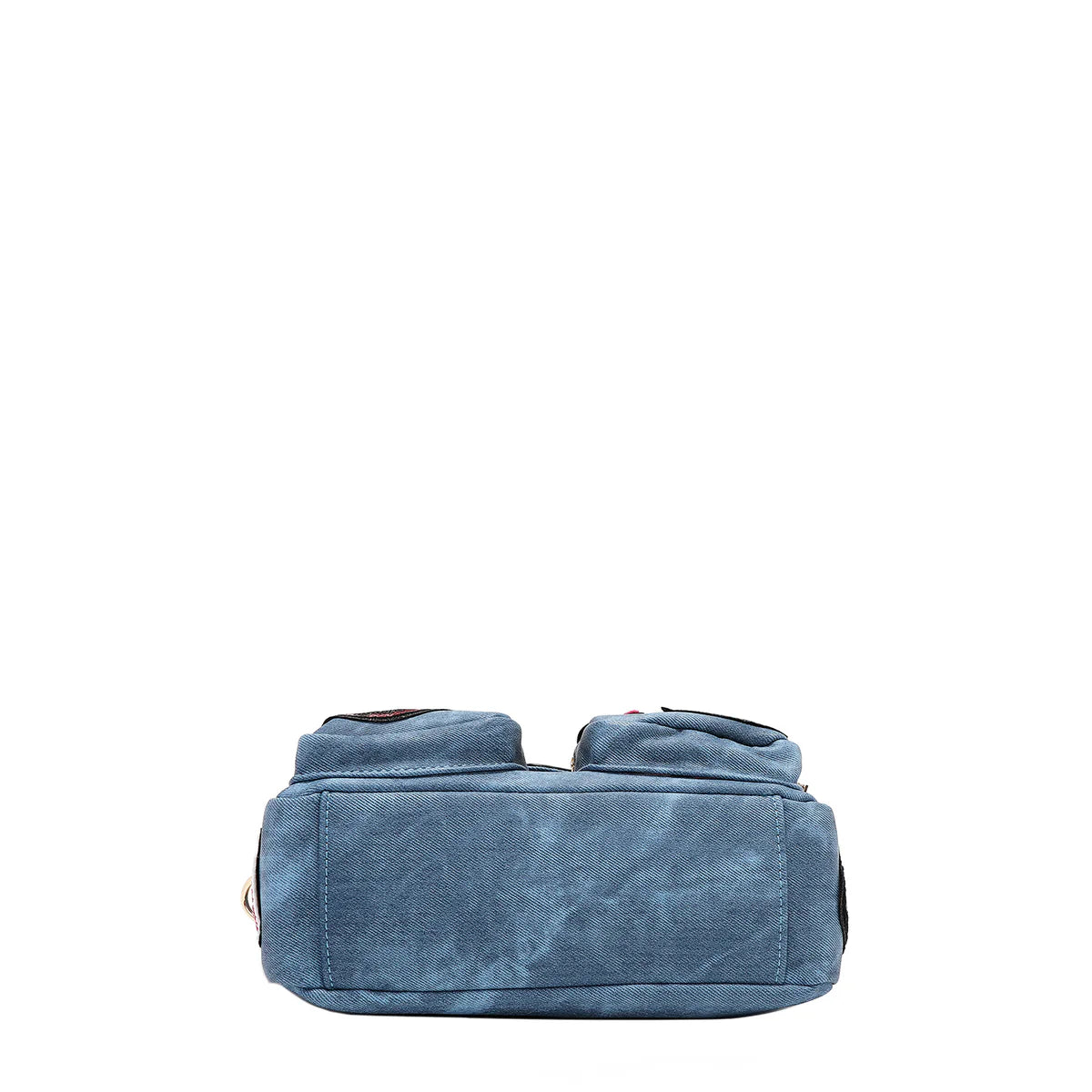 MULTI PATCH FLAP CROSSBODY - P17086 BLUE / GREEN / RED / BROWN