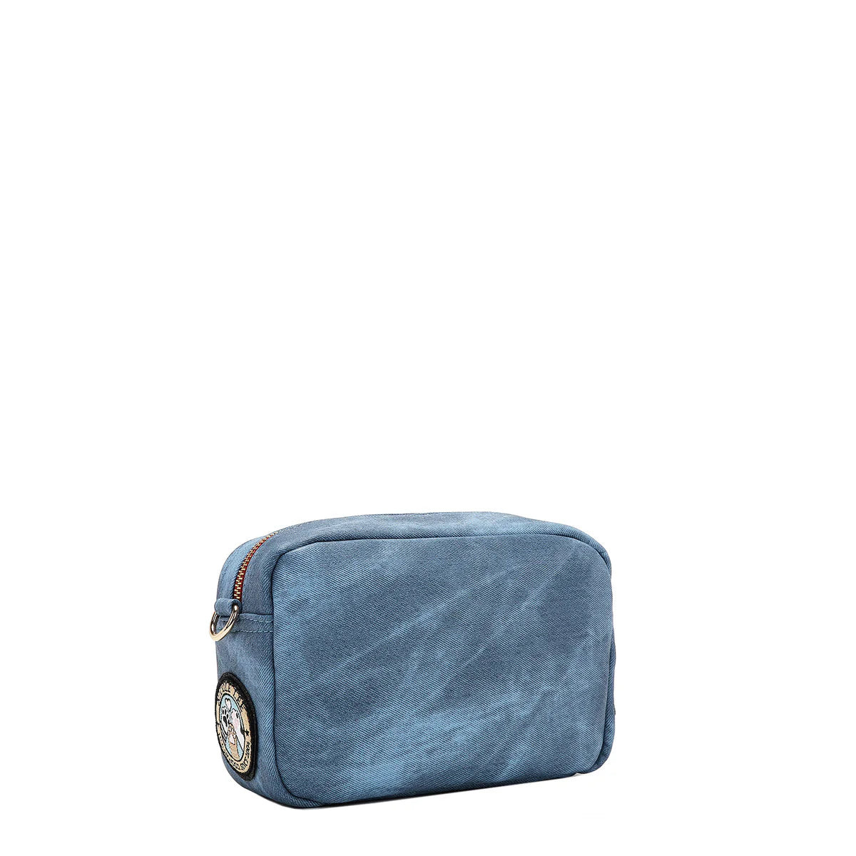 MULTI PATCH CROSSBODY - P17088 BLUE / GREEN / BROWN / RED