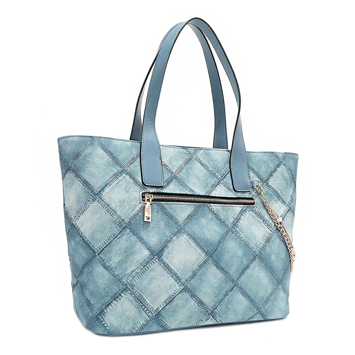 BLUE FLOWER SATCHEL - P17090 BLUE