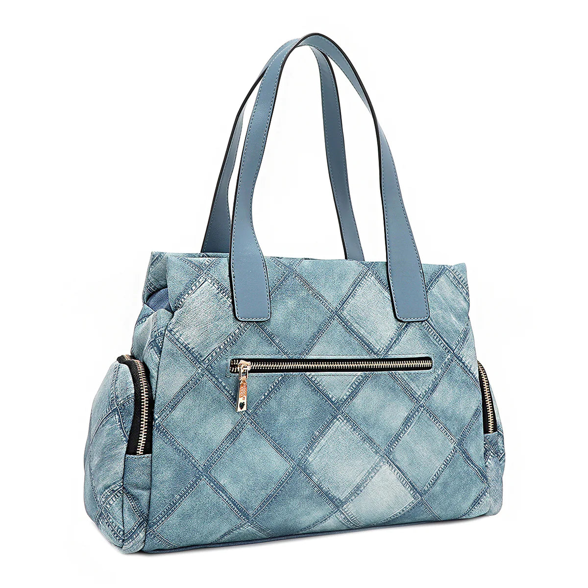 BLUE FLOWER HANDBAG - P17091 BLUE