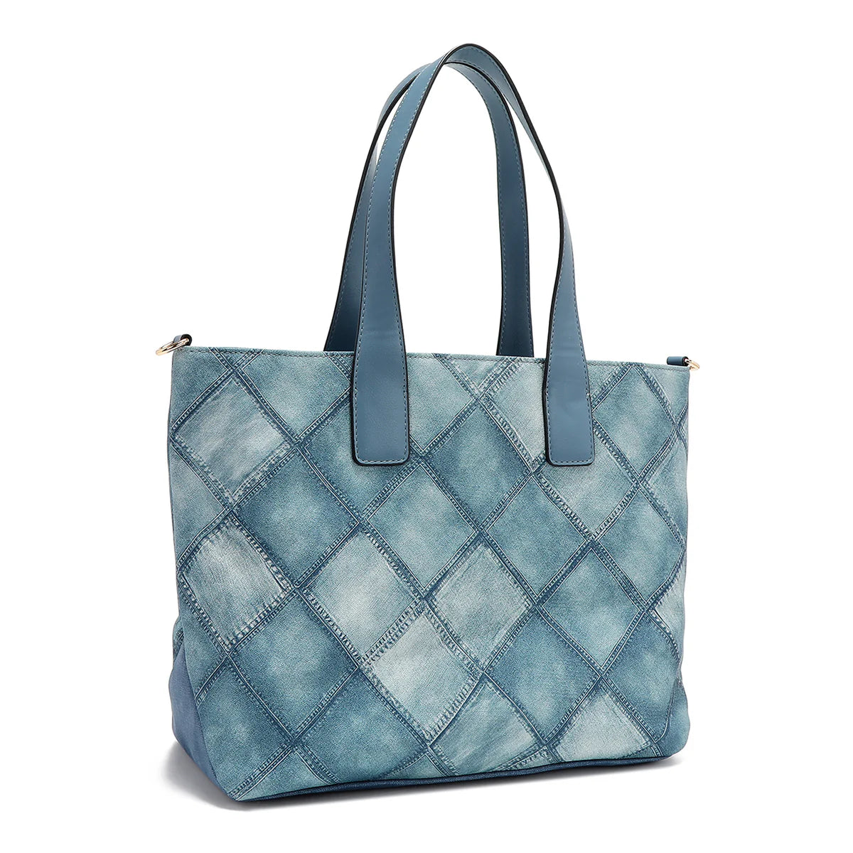 BLUE FLOWER TOTE - P17093 BLUE