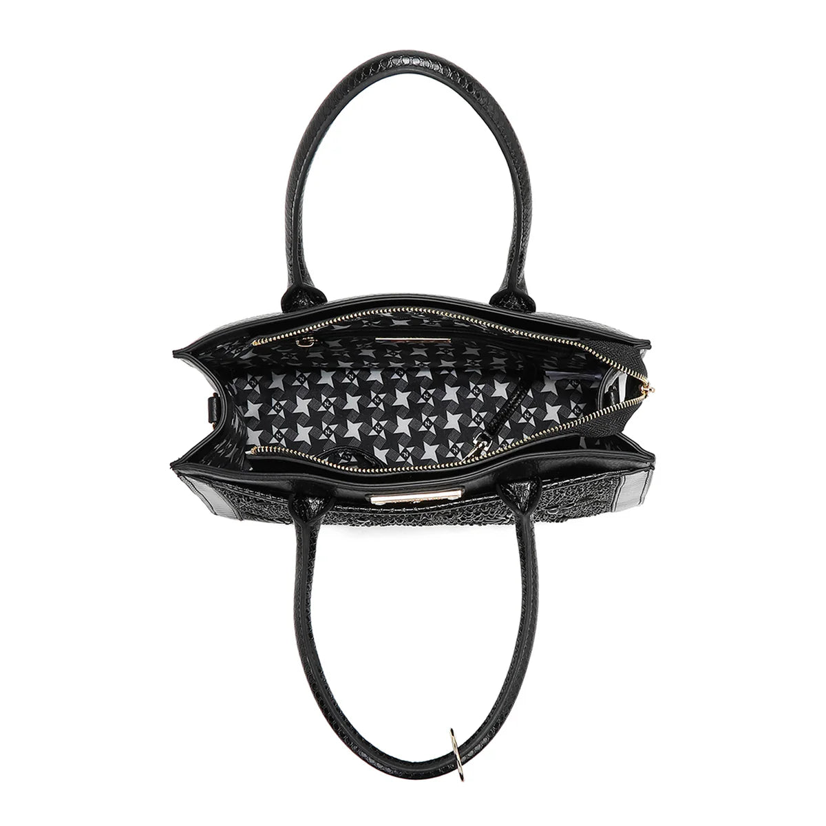 LACE HANDBAG - P17098 BLACK