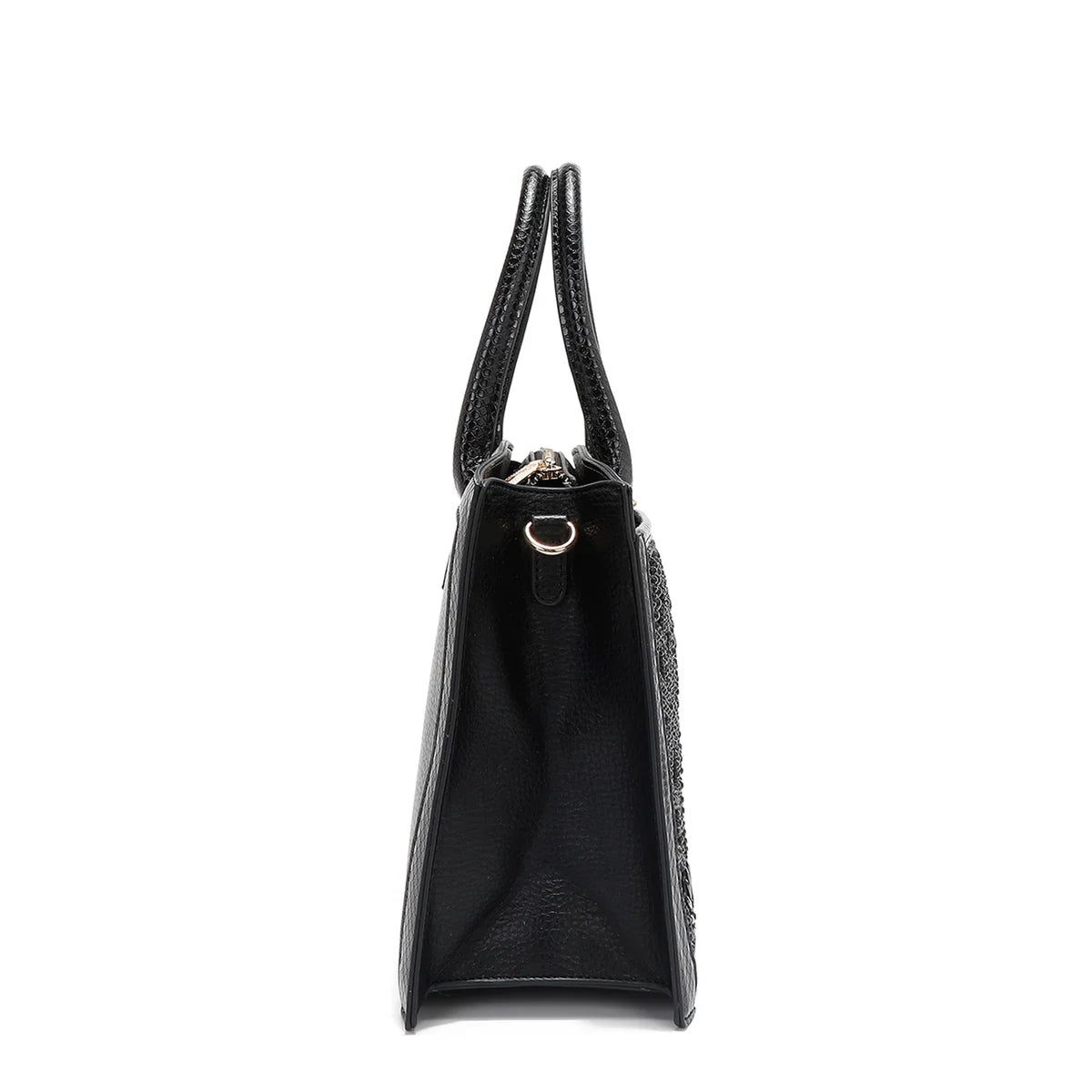 LACE HANDBAG - P17098 BLACK