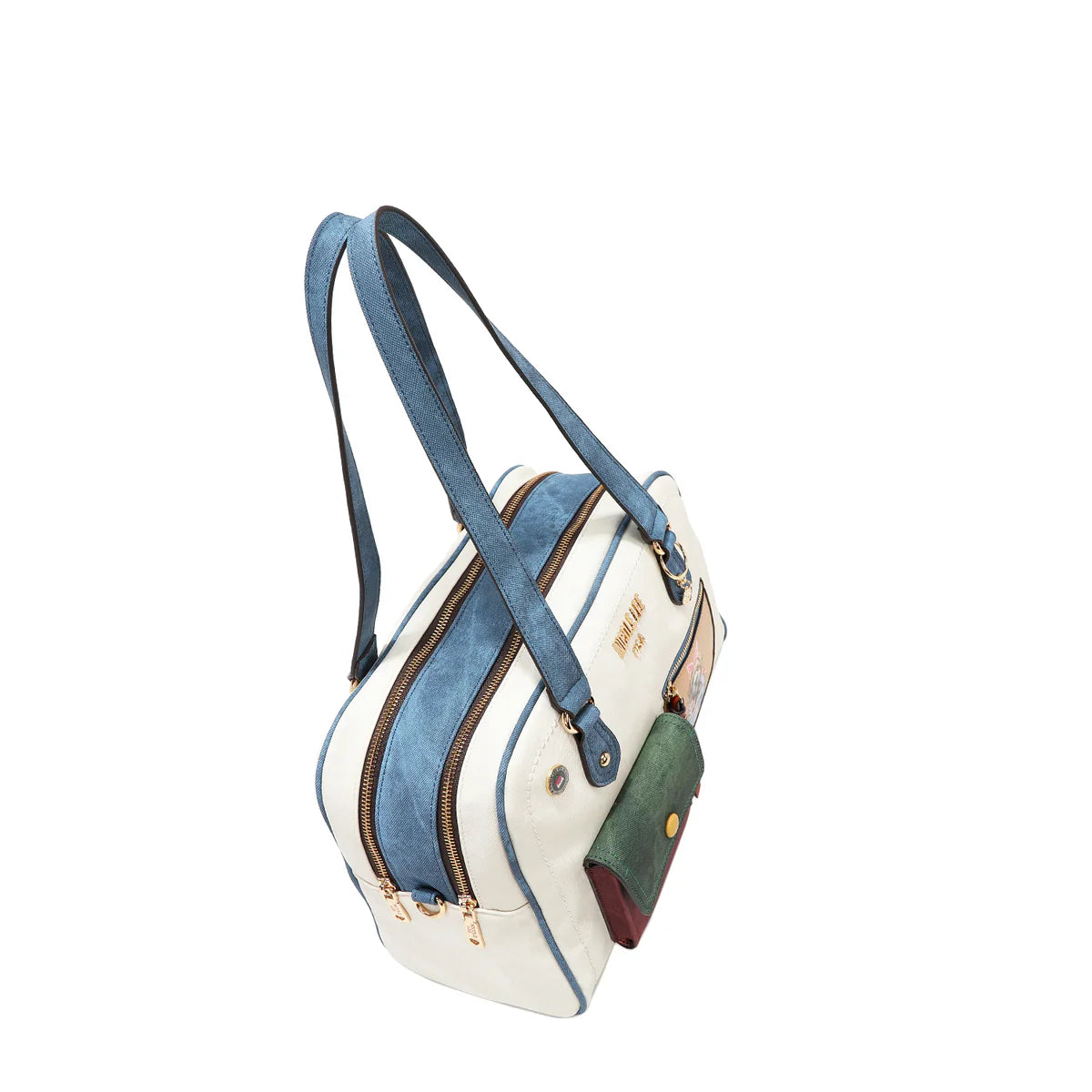 COLORBLOCK BOSTON BAG - P17105 MULTI