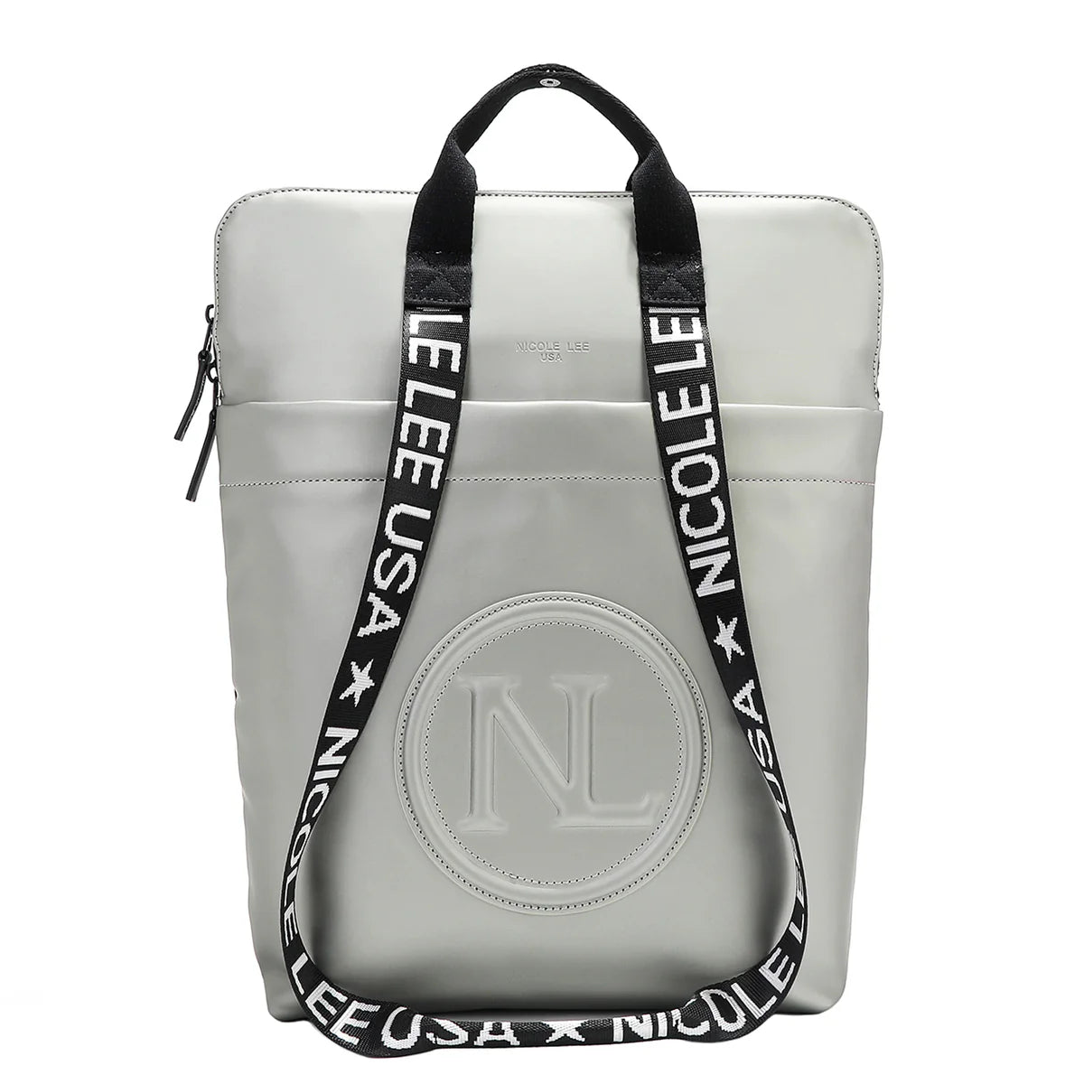 LARGE SLIM LAPTOP BAG -  P17147 BLACK / CHAMPAGNE SILVER / LIGHT GRAY / NUDE / MATALLIC GRAY