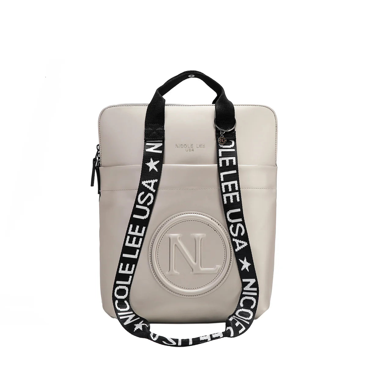 SLIM LAPTOP BAG - P17148 BLACK / METALLIC GRAY / CHAMPAGN SILVER / LIGHT GRAY / NUDE