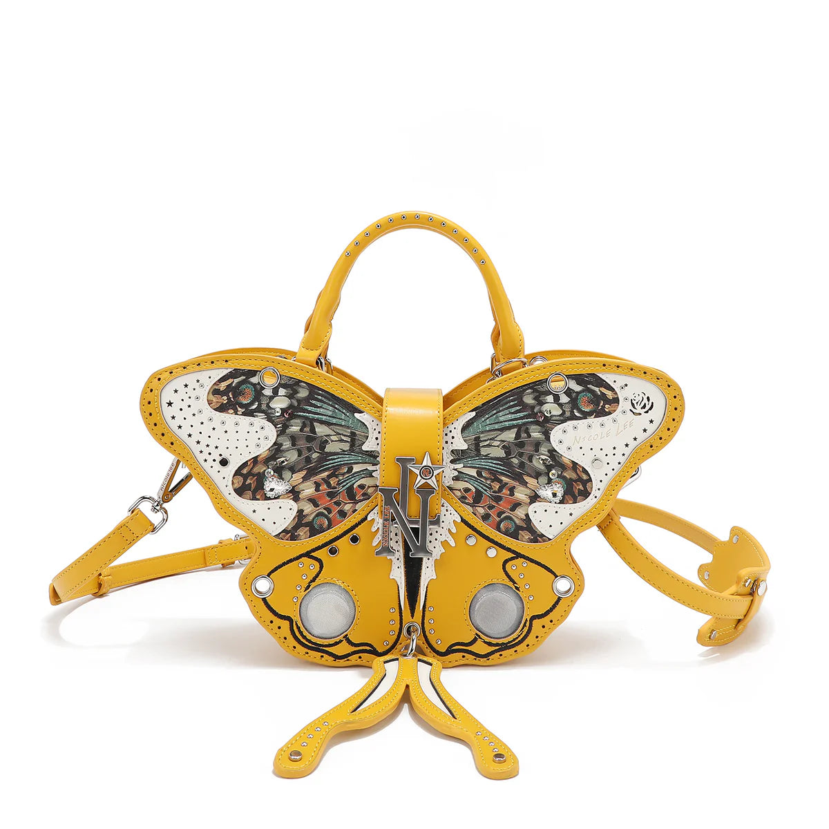 BUTTERFLY BAG -  P17200 YELLOW / GRAY