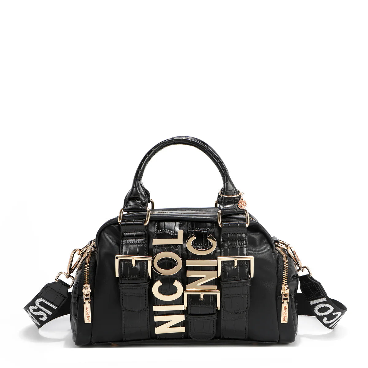 CALISTA MULTI POCKET HANDBAG - P17201 GOLD / NUDE / SILVER / BLACK