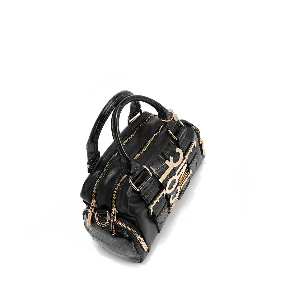 CALISTA MULTI POCKET HANDBAG - P17201 GOLD / NUDE / SILVER / BLACK