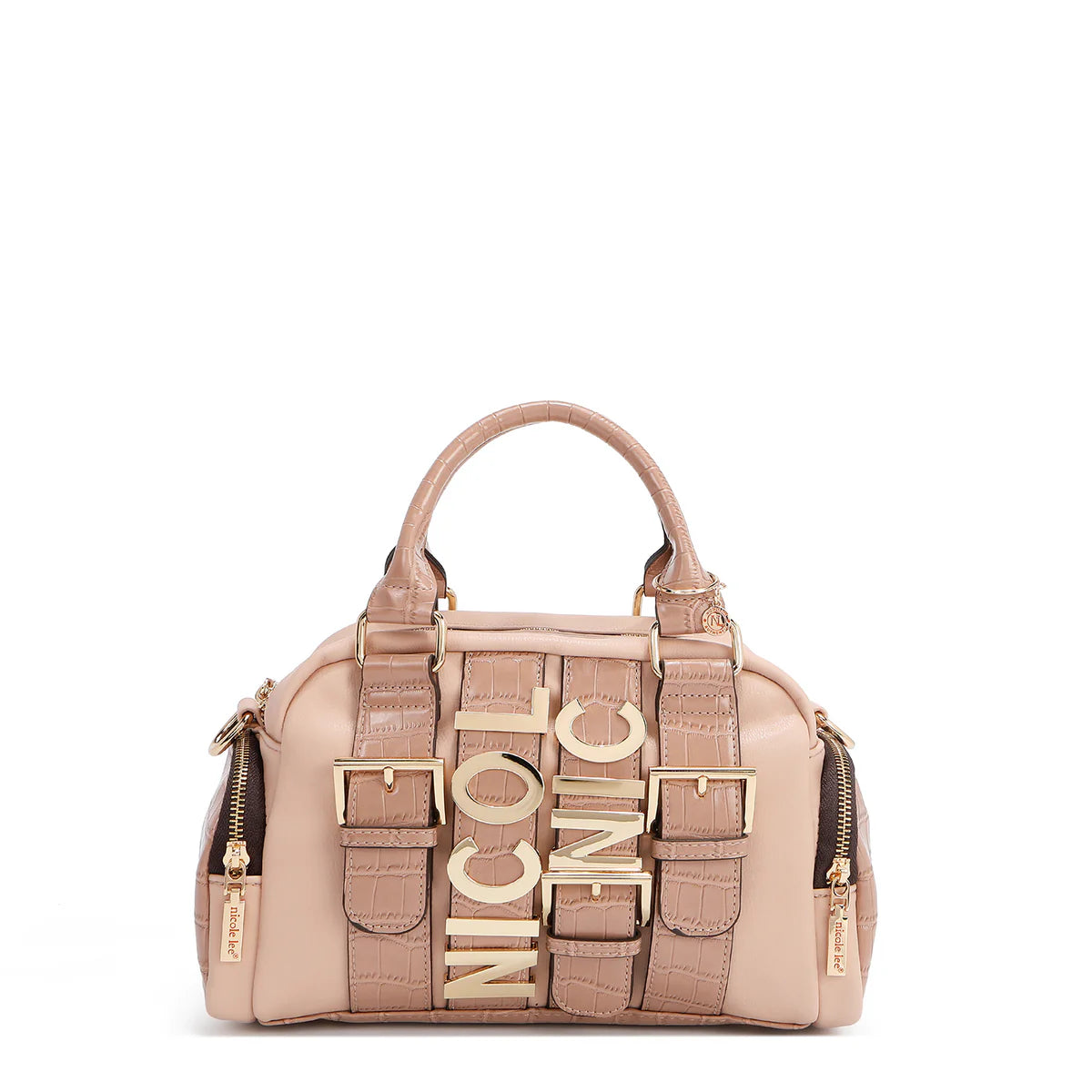 CALISTA MULTI POCKET HANDBAG - P17201 GOLD / NUDE / SILVER / BLACK
