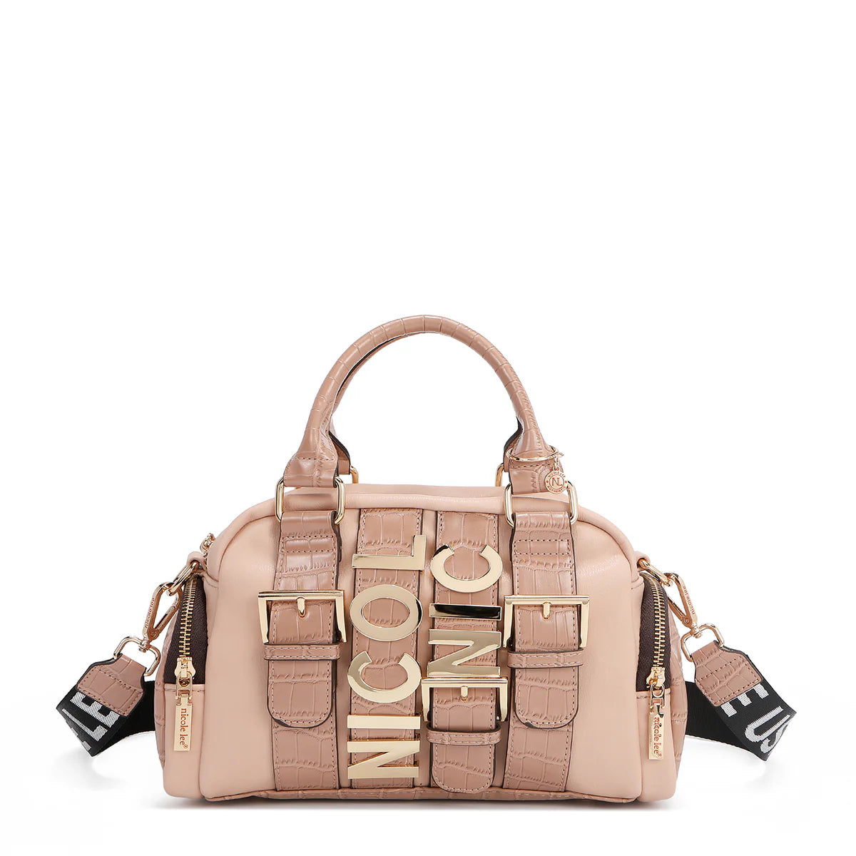 CALISTA MULTI POCKET HANDBAG - P17201 GOLD / NUDE / SILVER / BLACK