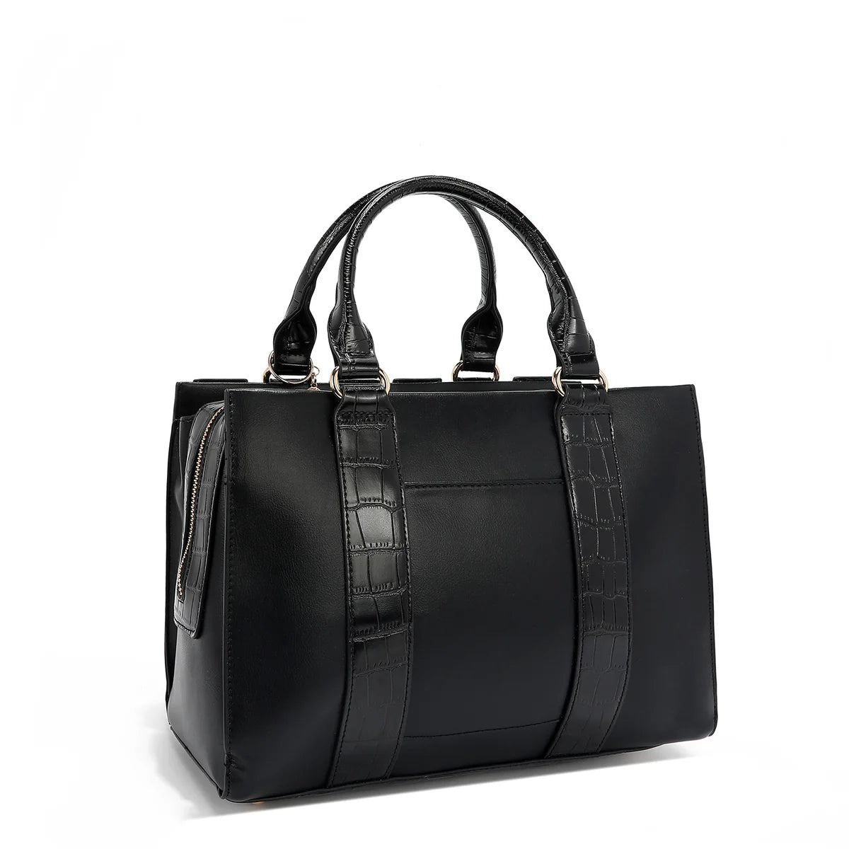 CALISTA SATCHEL - P17203 NUDE / BLACK / GOLD / SILVER