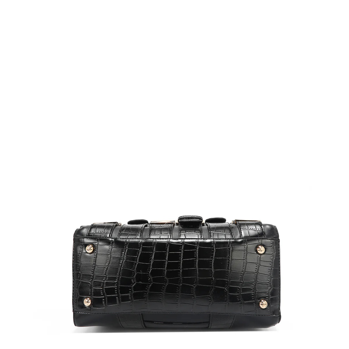CALISTA SATCHEL - P17203 NUDE / BLACK / GOLD / SILVER