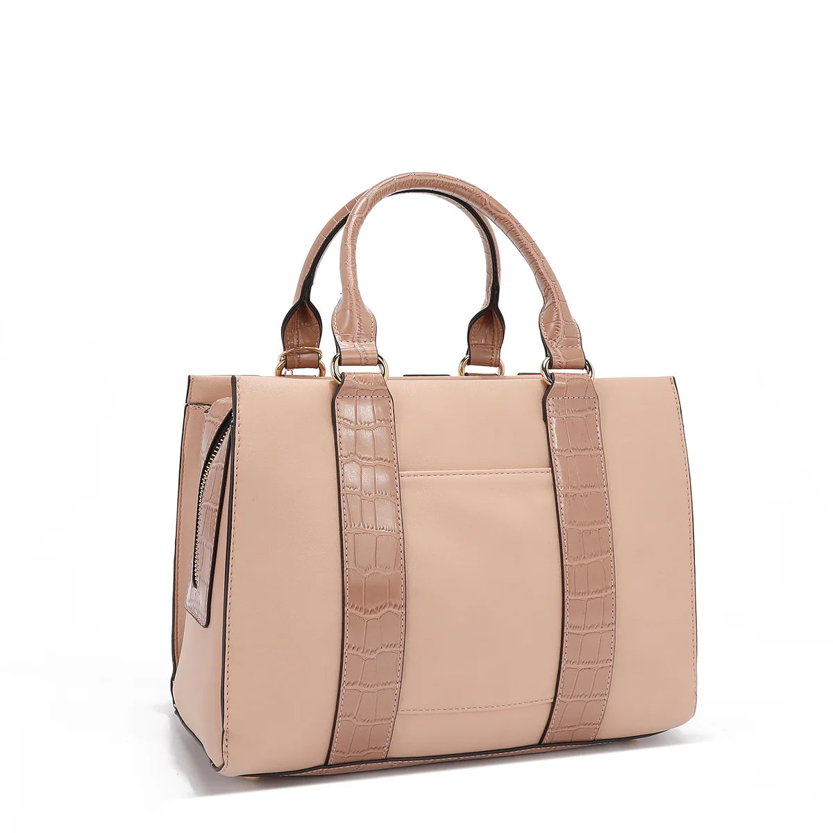 CALISTA SATCHEL - P17203 NUDE / BLACK / GOLD / SILVER