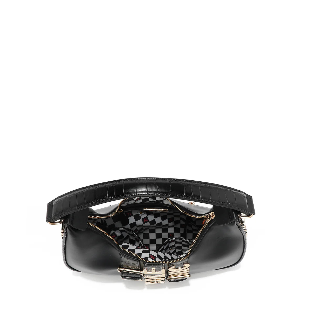 CALISTA LARGE SHOULDER BAG -  P17206 BLACK / GOLD / SILVER / NUDE