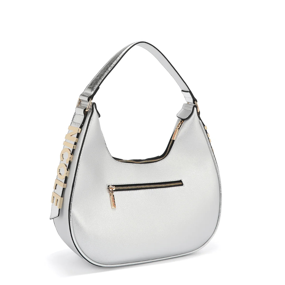 CALISTA LARGE SHOULDER BAG -  P17206 BLACK / GOLD / SILVER / NUDE