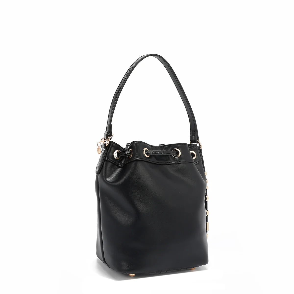CALISTA BUCKET BAG - P17207 BLACK / GOLD / NUDE / SILVER