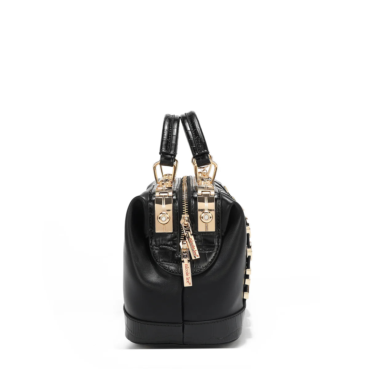 CALISTA HANDBAG -  P17208 GOLD / BLACK / SILVER / NUDE