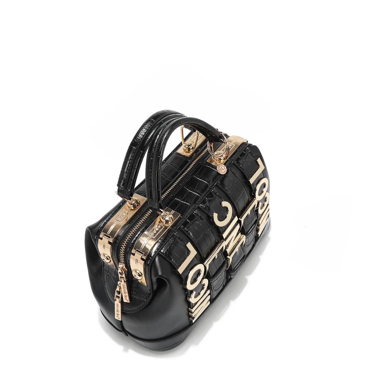 CALISTA HANDBAG -  P17208 GOLD / BLACK / SILVER / NUDE