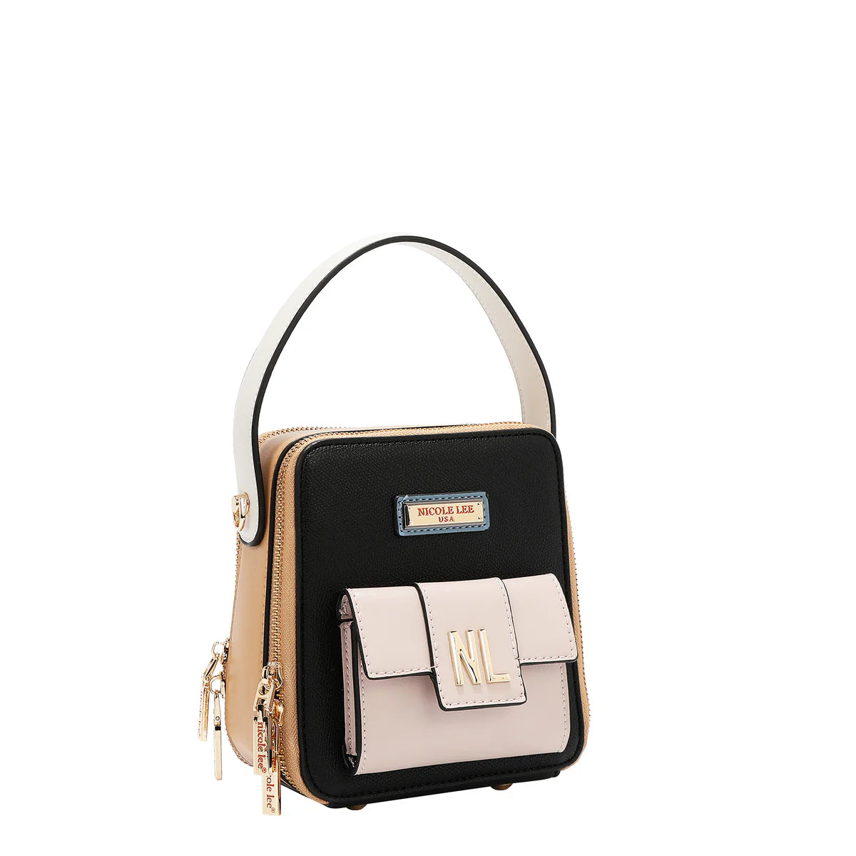 COLORBLOCK POCKET CROSSBODY - P17489 BLACK