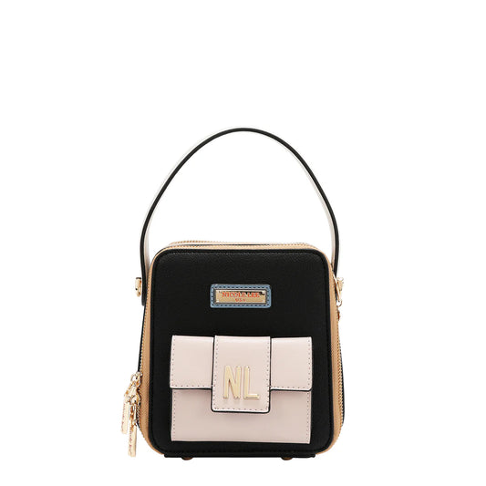 COLORBLOCK POCKET CROSSBODY - P17489 BLACK