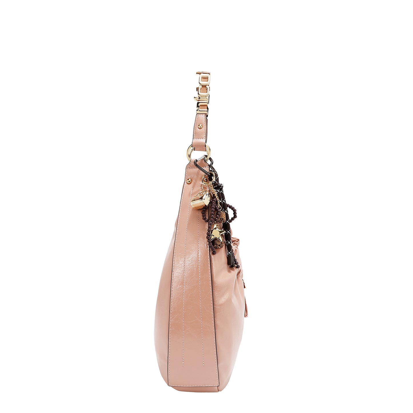 SHIMMER LUXE HOBO BAG -  P17494 BROWN