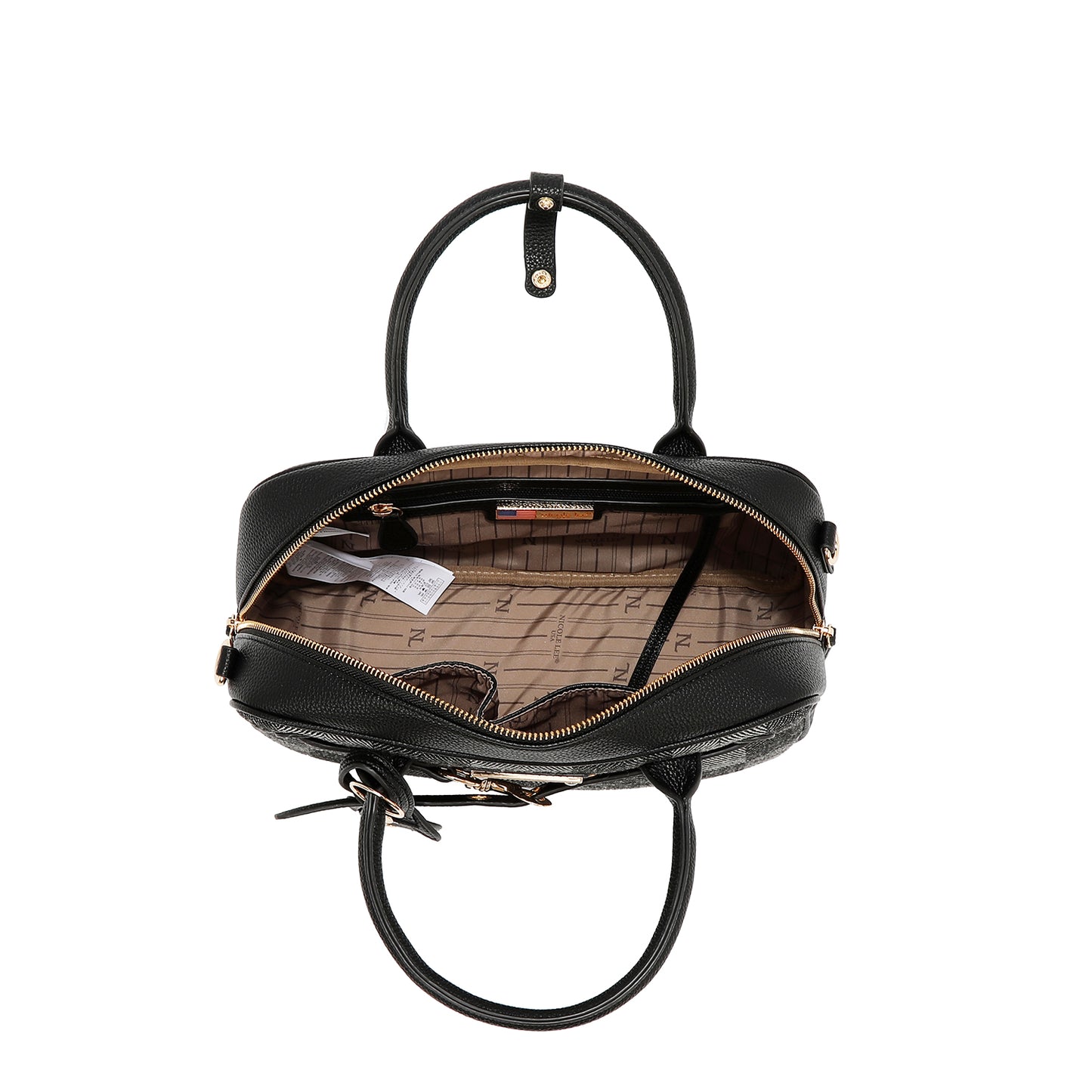 CHIC CHECK BOSTON BAG - P17518 LIGEH BROWN