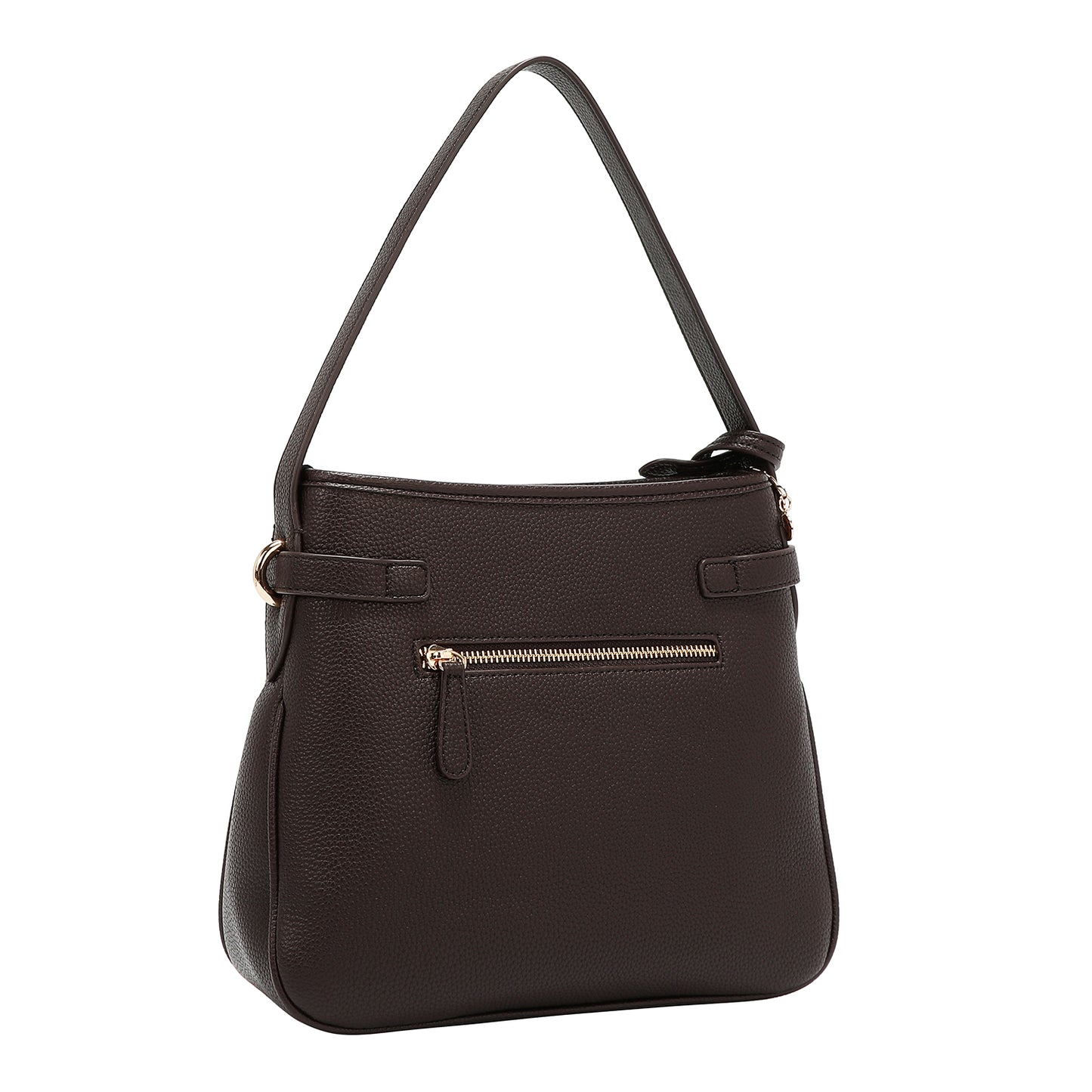 CHIC CHECK HOBO BAG - P17520 LIGHT BROWN
