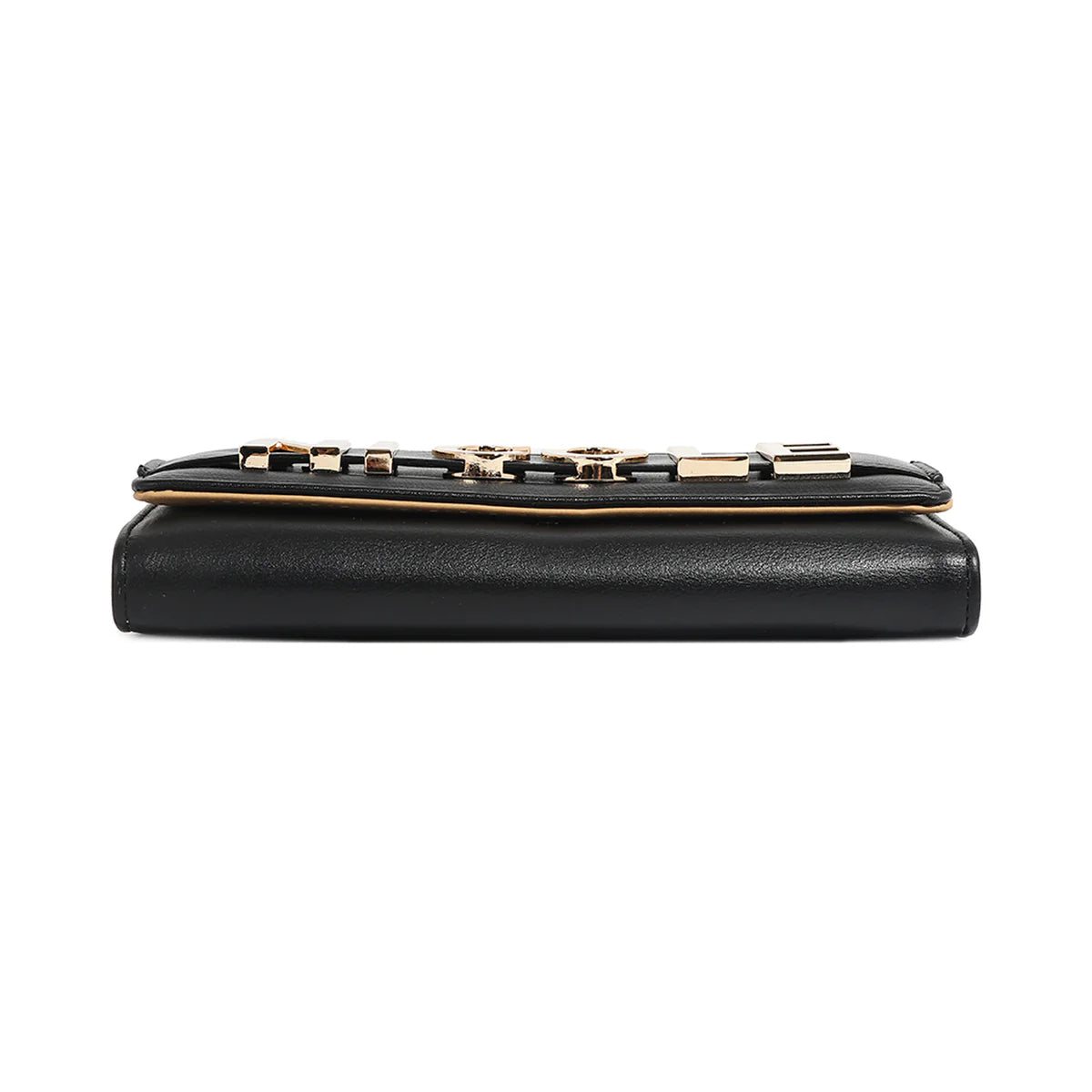 CALISTA NICOLE FLAP WALLET - P7812 BLACK / GOLD / NUDE / SILVER