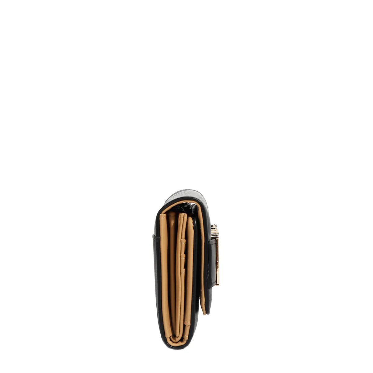 CALISTA NICOLE FLAP WALLET - P7812 BLACK / GOLD / NUDE / SILVER