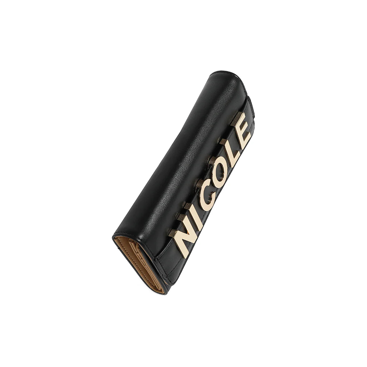 CALISTA NICOLE FLAP WALLET - P7812 BLACK / GOLD / NUDE / SILVER