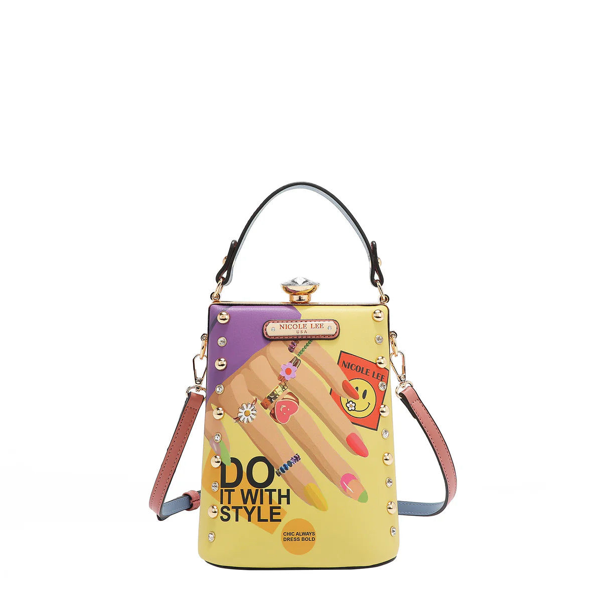 DIAMOND STONE CLUTCH - PRT16613 VIRTUAL FRIEND / NAIL POLSHI / SUN AND SAND / VIOLET BLOSSOM  MARTHA TRAVELS ITALY / QUEEN CLEOPATRA / DREMA COMES TRUE / SAMANTHA LA BELLEZA